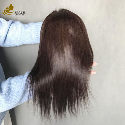 Qualität 3# Color Straight Needle Delivery Human Hair Lace Wig Virgin Human Hair Full Lace Wig usine