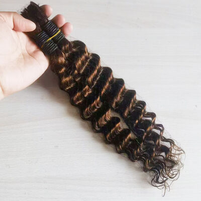qualidade Venda a retalho Não transformado Sem trama de cabelo Remy Largo de cabelo humano Para tranças fábrica
