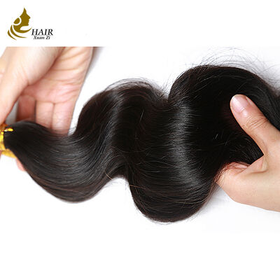 kualitas Bundel Rambut Ekstensi Body Wave Rambut Manusia Belum Diproses 100% Rambut Perawan Brasil Remy Bundel Anyaman Rambut Mentah Alami Ekstensi Rambut Body Wave pabrik