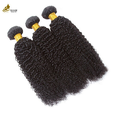 Qualité Pérou 100% Remy Cheveux humains tissus Vagues d'eau noire avec fermeture usine