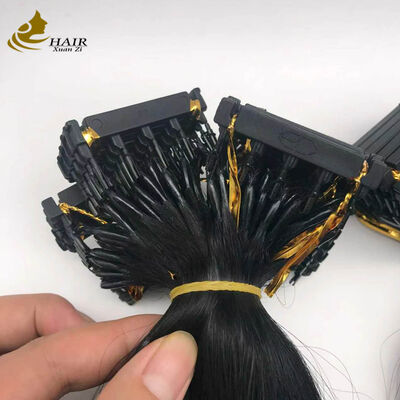 Calidad Extensiones de cabello europeo 6D de doble extracción, cabello virgen alineado con cutícula fábrica